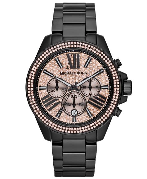 michael kors watches black|Michael Kors watches black women.